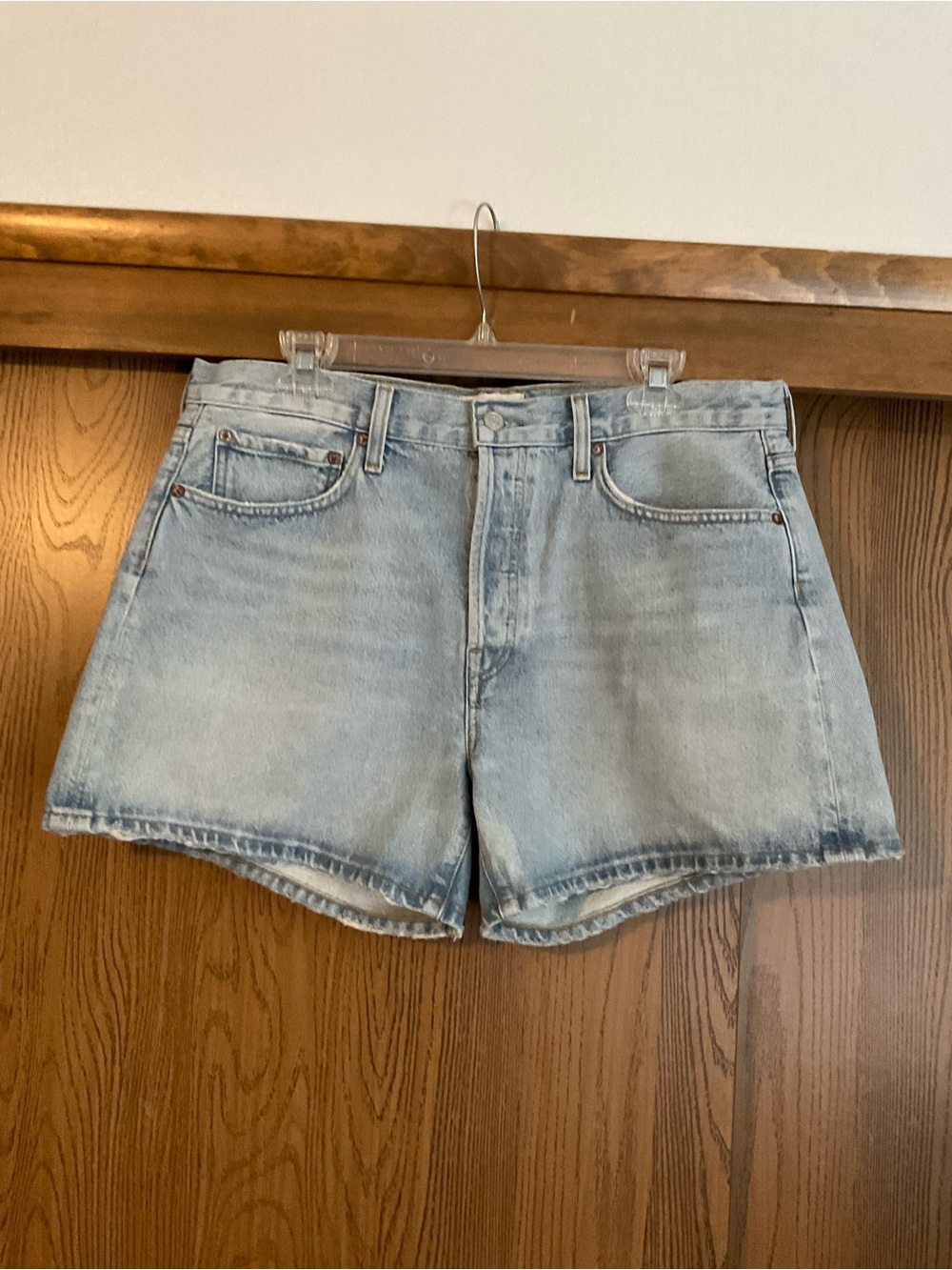 Agolde Parker Long jean Denim Shorts size 30 like new